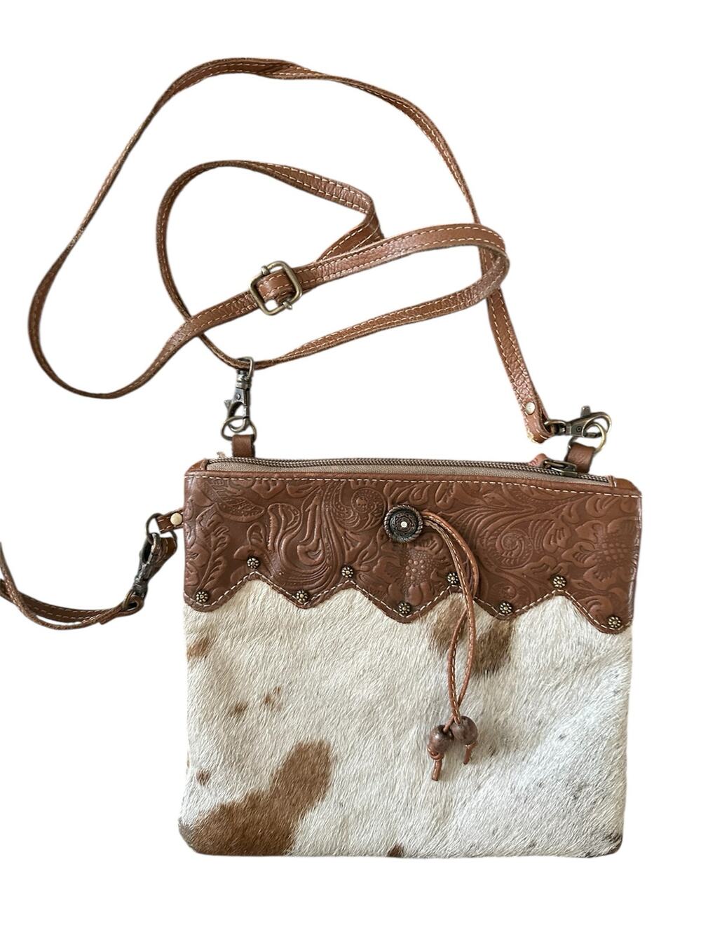 Myra bag Western horse hair purse crossbody handbag rustic Yellowstone women bag